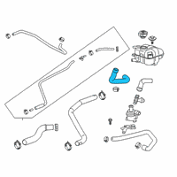 OEM Buick Envision Inlet Hose Diagram - 84141878