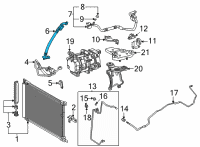 OEM Toyota Mirai Suction Hose Diagram - 88704-62020