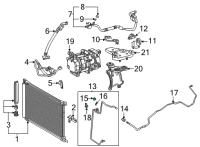 OEM 2022 Lexus RX450h Cap, Service Valve Diagram - 88375-30320