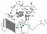 OEM Toyota Mirai Liquid Line Diagram - 88706-62010