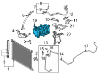 OEM Toyota Mirai Compressor Assembly Diagram - 88370-62021