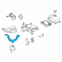 OEM 2016 Lexus ES350 Inlet, Air Cleaner Diagram - 17751-0P160