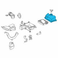 OEM Lexus ES350 Cap, Air Cleaner Diagram - 17735-0P100