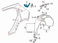 OEM Buick Envision Fuel Pocket Diagram - 39141569