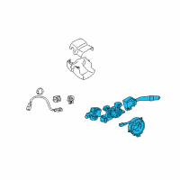 OEM Lexus IS300 Switch Assy, Turn Signal Diagram - 84310-53180