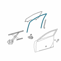 OEM Toyota Corolla Run Channel Diagram - 68141-02260