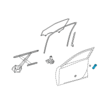 OEM 2009 Toyota Corolla Regulator Handle Diagram - 69260-01020-E7