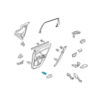 OEM 2019 Honda Odyssey Bulb (12V 3.8W 2Cp) Diagram - 33301-S70-003