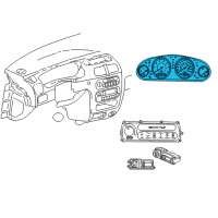 OEM Chrysler 300M Cluster-Instrument Panel Diagram - 5026412AE