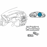 OEM 2001 Dodge Intrepid Gage-ODOMETER Diagram - 4883548AA