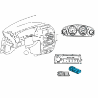 OEM 1999 Chrysler LHS Switch-HEADLAMP Diagram - 4760151AH