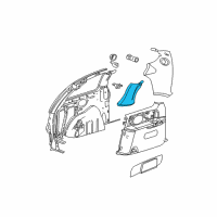 OEM 2002 Dodge Caravan Molding-C-Pillar Diagram - RT58WL5AC