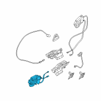 OEM BMW 550i GT Drive, Servo-Lock, Rear Lid, Bottom Diagram - 51-24-7-330-648