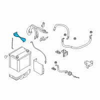 OEM Infiniti Frame-Battery Fix Diagram - 24420-1MG0B