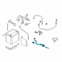 OEM 2017 Infiniti Q70 Cable Assy-Battery Earth Diagram - 24080-1MG0A