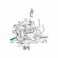 OEM 1998 Ford F-250 Pressure Hose Diagram - 6L3Z-3A719-P