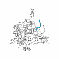 OEM 2007 Ford F-150 Reservoir Hose Diagram - 2L1Z-3691-AA