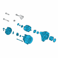 OEM Honda Ridgeline Alternator Assembly (Csk51) (Denso) Diagram - 31100-5J6-A01