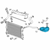 OEM Chevrolet Reservoir Diagram - 95048411