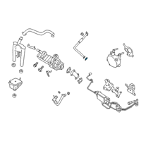 OEM 2019 Ford F-150 EGR Pipe Gasket Diagram - JL3Z-9E464-G