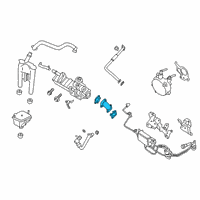 OEM 2018 Ford F-150 EGR Tube Diagram - JL3Z-9D477-B