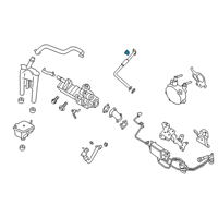 OEM EGR Pipe Gasket Diagram - JL3Z-9E464-E