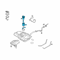 OEM 2007 Kia Spectra Fuel Pump Complete Diagram - 311102F600