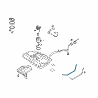 OEM 2006 Kia Spectra5 Band Assembly-Fuel Tank Diagram - 312102F600