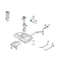 OEM 2011 Hyundai Azera Sensor-Fuel Tank Pressure Diagram - 31435-2H500