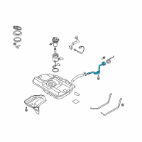 OEM 2008 Kia Spectra5 Neck Assembly-Fuel Fill Diagram - 310302F501
