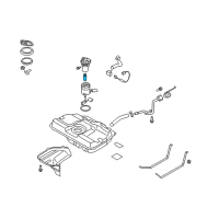 OEM 2004 Kia Spectra Fuel Pump Assembly Diagram - 311112F500