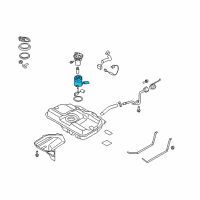 OEM 2004 Kia Spectra Fuel Pump Filter Diagram - 310902F500