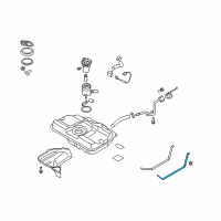 OEM 2008 Kia Spectra5 Band Assembly-Fuel Tank Diagram - 312112F600