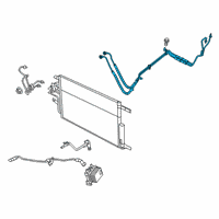 OEM 2020 Ram 1500 Oil Cooler Pressure And Ret Diagram - 68268597AD