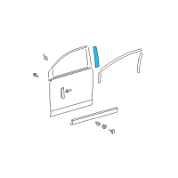 OEM 2013 Toyota Venza Applique Diagram - 75755-0T010