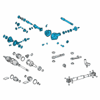 OEM 2012 Lexus GX460 Carrier Assembly, Differential Diagram - 41110-3D432