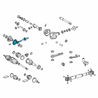 OEM 2020 Toyota Tacoma Pinion Assembly Diagram - 41201-80785