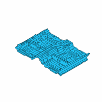 OEM Hyundai Tucson Panel Assembly-Floor, Ctr Diagram - 65100-D3500