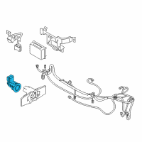 OEM Infiniti Q50 Distance Sensor Assembly Diagram - 28438-4HB0A