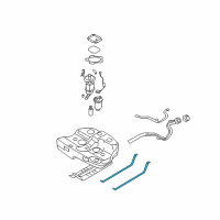 OEM Hyundai Sonata Band Assembly-Fuel Tank RH Diagram - 31211-3K600