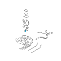 OEM 2005 Hyundai Elantra Pump-Fuel Diagram - 31111-09000