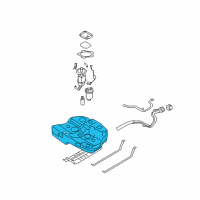 OEM Hyundai Sonata Tank Assembly-Fuel Diagram - 31150-0A000