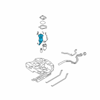 OEM 2010 Hyundai Sonata Packing-Fuel Pump Diagram - 31115-3K600