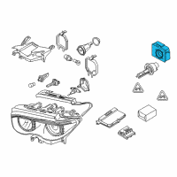 OEM 2002 BMW 745i Ignition Element Xenon-Light Diagram - 63-12-6-907-489