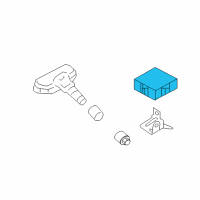 OEM Hyundai Tpms Module Assembly Diagram - 95800-3Q500
