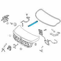 OEM Kia K900 Lifter-Trunk Lid Diagram - 817713T011