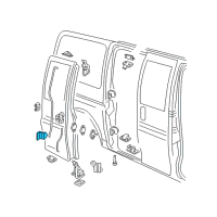 OEM GMC Savana 1500 Hinge Diagram - 19257342