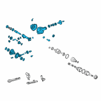 OEM Lexus GX470 Carrier Assembly, Differential Diagram - 41110-3D422