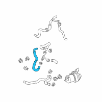 OEM 2008 Toyota Highlander Hose, Heater Water, Inlet Diagram - 87245-48160