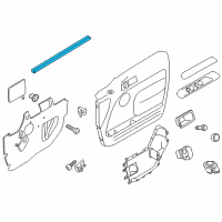 OEM 2010 Ford Transit Connect Belt Weatherstrip Diagram - 2T1Z-5821456-A